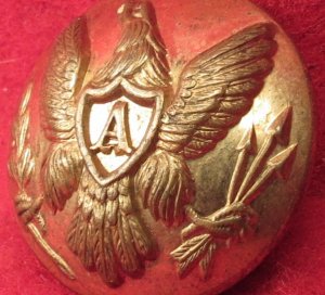 US Artillery Coat Button